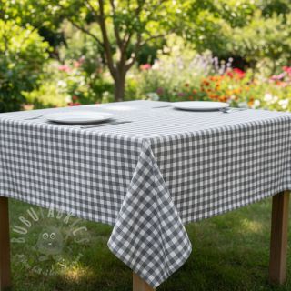 Bombažna tkanina Check grey