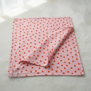 Bombažna tkanina FLANNEL Hearts pink