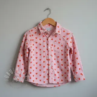 Bombažna tkanina FLANNEL Hearts pink