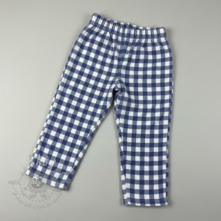 Bombažna tkanina FLANNEL Check blue