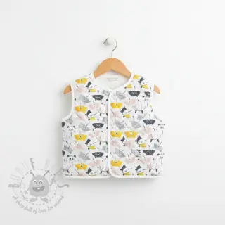 Bombažna tkanina QUILTING Parapluie perla