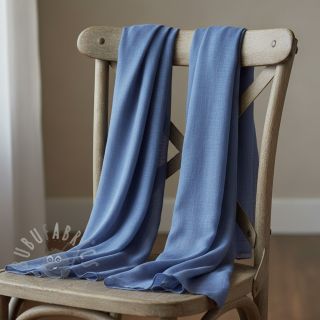 Bombažna tkanina z lanom PREMIUM steel blue