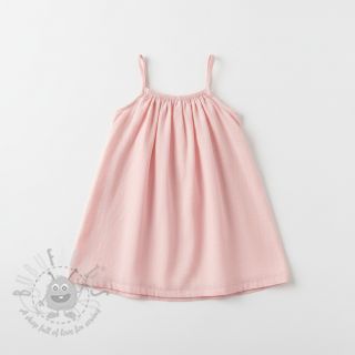 Bombažna tkanina z lanom PREMIUM light pink