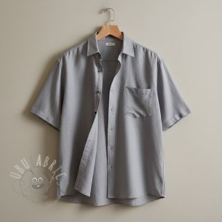 Bombažna tkanina z lanom PREMIUM light grey