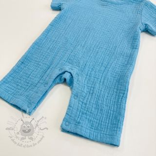 Bombažna tkanina STRETCH Baby modra