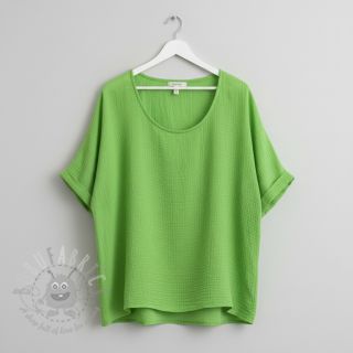 Bombažna tkanina STRETCH Baby zelena