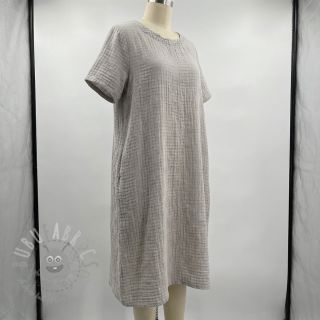 Bombažna tkanina STRETCH Baby bež