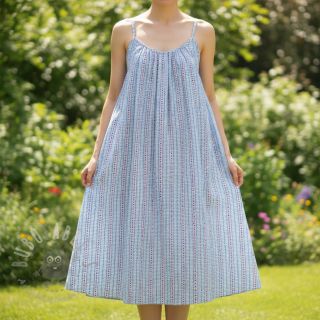 Bombažna tkanina JACQUARD Hearts light blue