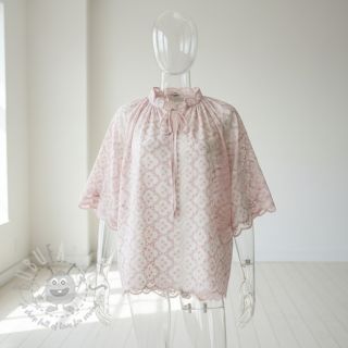 Bombažna tkanina EMBROIDERY Lilian rose