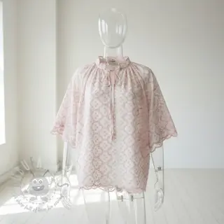 Bombažna tkanina EMBROIDERY Lilian rose