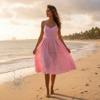 Bombažna tkanina VOILE Puffy light pink