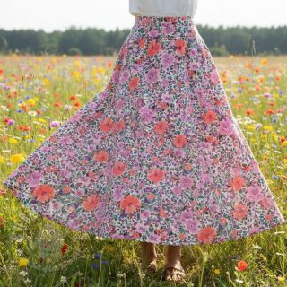 Bombažna tkanina Expession flowers digital print