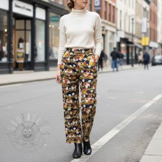 Bombažna tkanina JAPAN Obi indigo