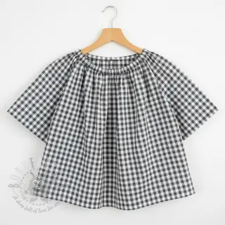 Cotton fabric Brigitte gris