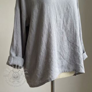 Bombažna tkanina z lanom grey