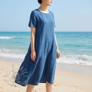 Bombažna tkanina z lanom jeans