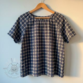 Bombaž JEANS Circles dark blue