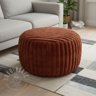 Umetno krzno Barracuda terracotta