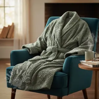 Frotir Animal skin dark green