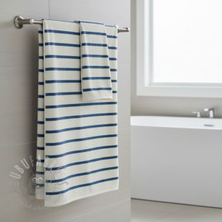 Frotir YARN DYED Stripe SMALL light blue