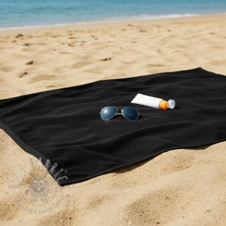 Raztegljiva frotirna tkanina black