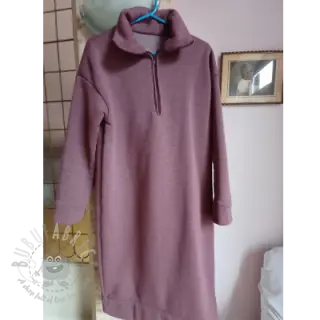 Kosmatena prevešanka JOGGING aubergine melange