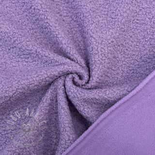 Fleece TEDDY DOUBLE SIDED lilac