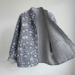 Bombažna tkanina QUILT Gange gris