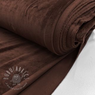 Elastičen žamet VELVET STRETCH dark brown