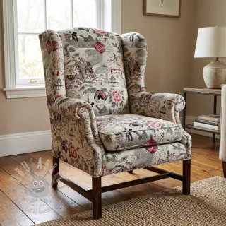 Dekorativno blago jacquard Akita blanc