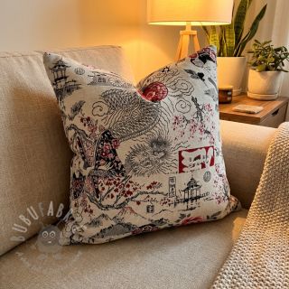 Dekorativno blago jacquard Akita blanc