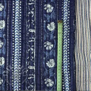 Bombažna tkanina QUILT Gange bleu