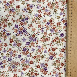 Bombažna tkanina Simie flowers offwhite digital print