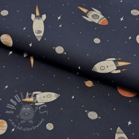 Bombažna tkanina Space digital print