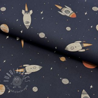 Bombažna tkanina Space digital print