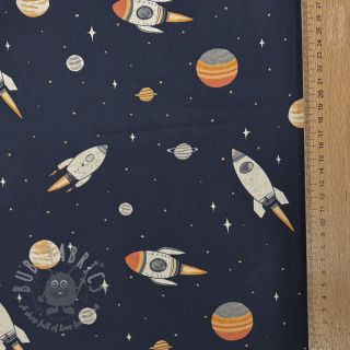 Bombažna tkanina Space digital print