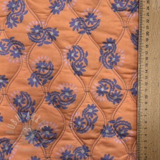 Bombažna tkanina VOILE STEPPED Daria flower purple digital print