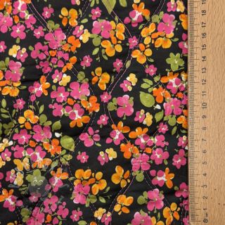 Bombažna tkanina VOILE STEPPED Ophelia flower digital print