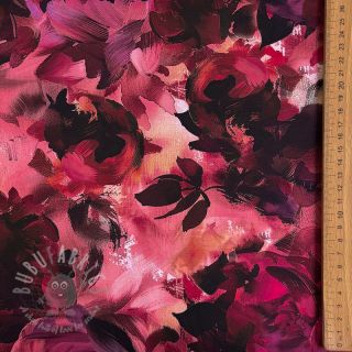 Bombažna tkanina SATIN Zurie flower digital print