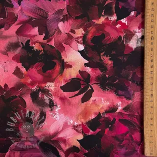 Bombažna tkanina SATIN Zurie flower digital print
