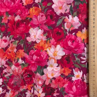 Bombažna tkanina VOILE Tanja flowers digital print