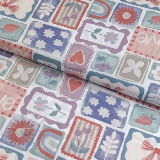 Bombažna tkanina Patchwork digital print