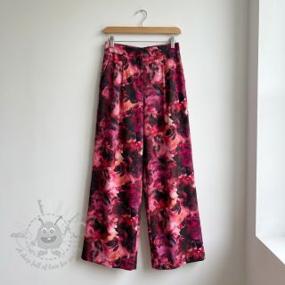 Bombažna tkanina SATIN Zurie flower digital print