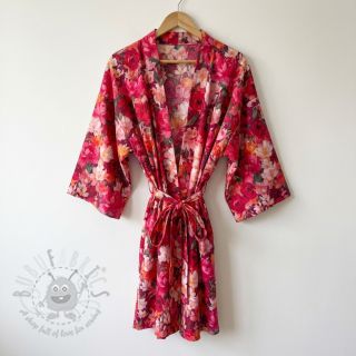 Bombažna tkanina VOILE Tanja flowers digital print