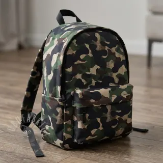 Bombažna tkanina Camouflage green digital print