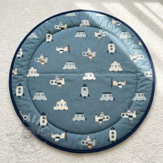 Bombažna tkanina Vehicles petrol