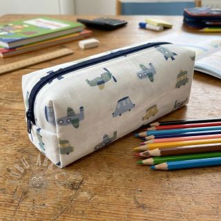 Bombažna tkanina Vehicles white