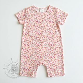 Bombažna tkanina Fine flowers pink