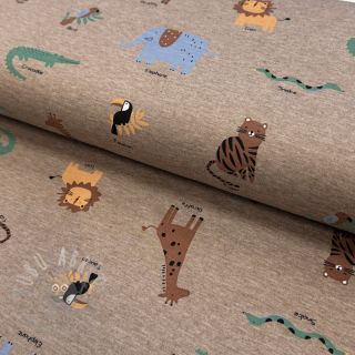 Jersey Safari melange taupe