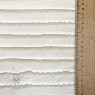 Jersey RUFFLES natural